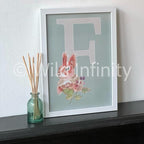Squirrel Watercolour Nursery Print