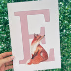 Fox Watercolour Nursery Prints